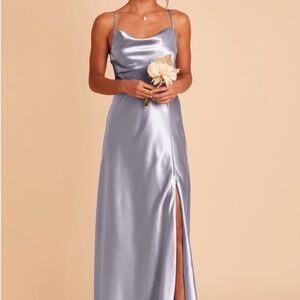 Birdy Grey Dusty Blue Lisa Long Dress